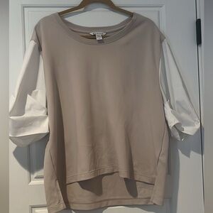 Mixed media Athleta top